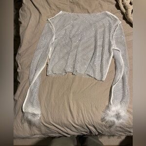 Crop top or coverup